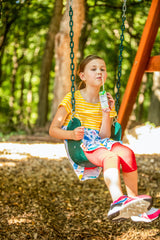 Jack and June Belt Swing - 80" Chains - Red - Playset Swing