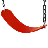 Jack and June Belt Swing - 80" Chains - Red - Playset Swing