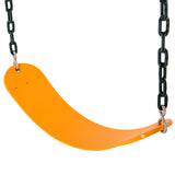 Jack and June Belt Swing - 80" Chains - Yellow - Playset Swing