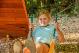 Jack and June Belt Swing - 80" Chains - Yellow - Playset Swing