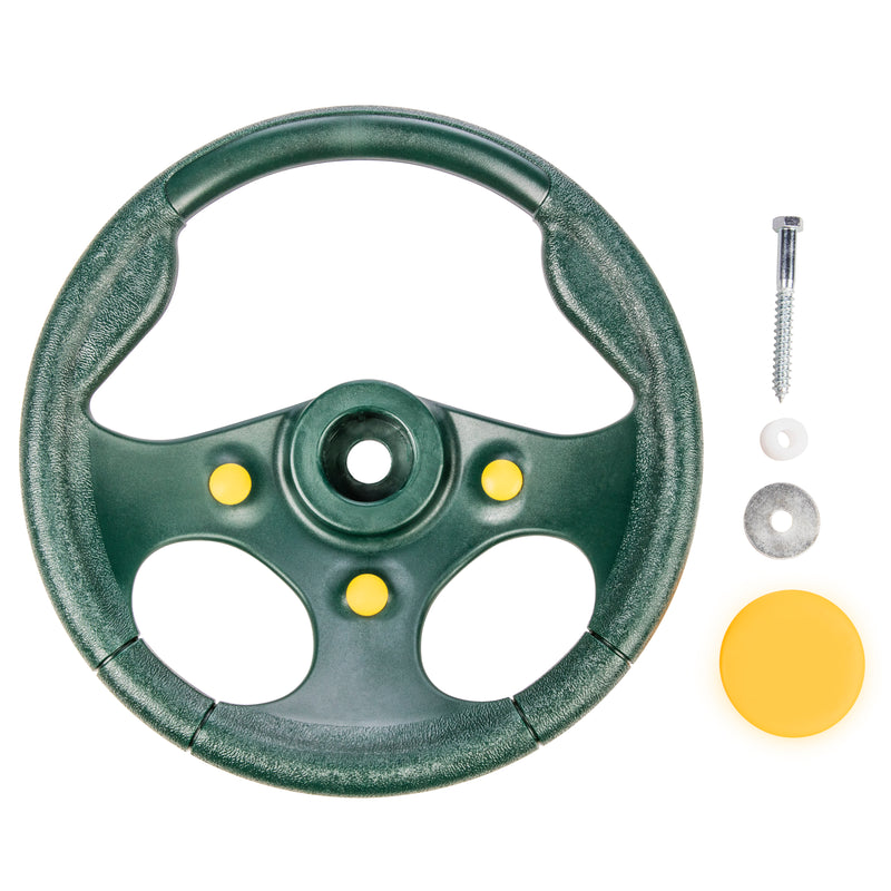 Jack and June Racing Wheel - Playset Attachment - Green/Yellow_5