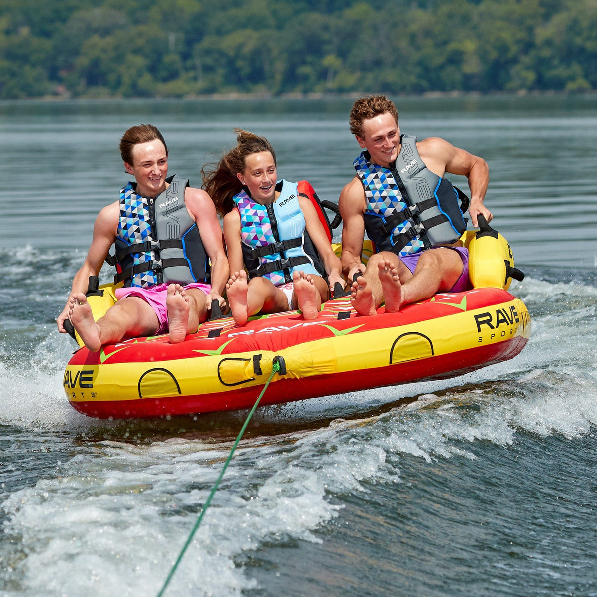 Low Profile Deck For Easy Boarding RAVE Sports Mega Storm 4-Rider ...