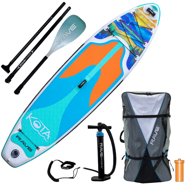 Kota - Mountain Lake Inflatable Stand Up Paddle Board Package