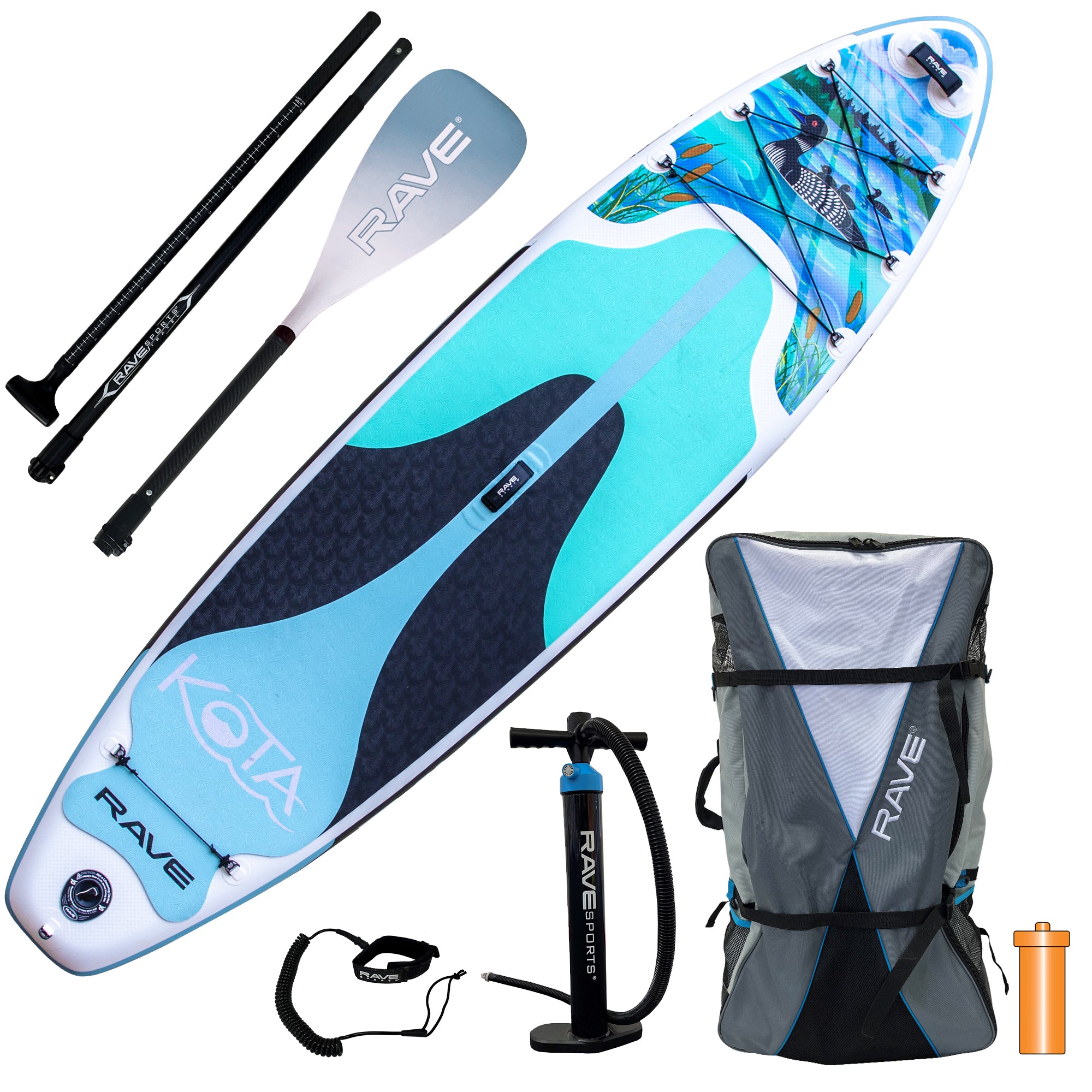 Kota - Loon Inflatable Stand Up Paddle Board Package | Escalade Sports