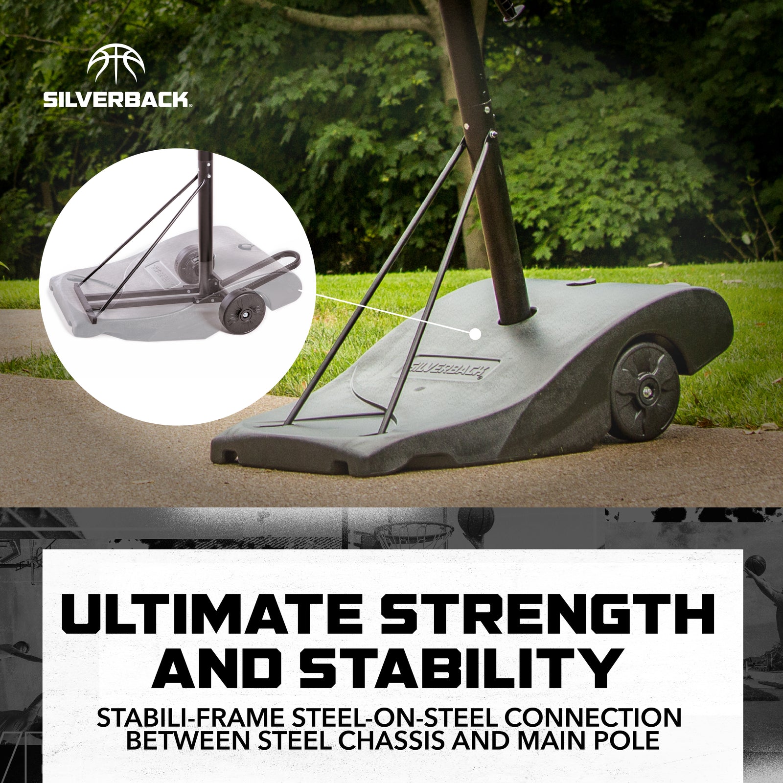 NXT 54-Inch Portable Basketball Goal | Escalade Sports