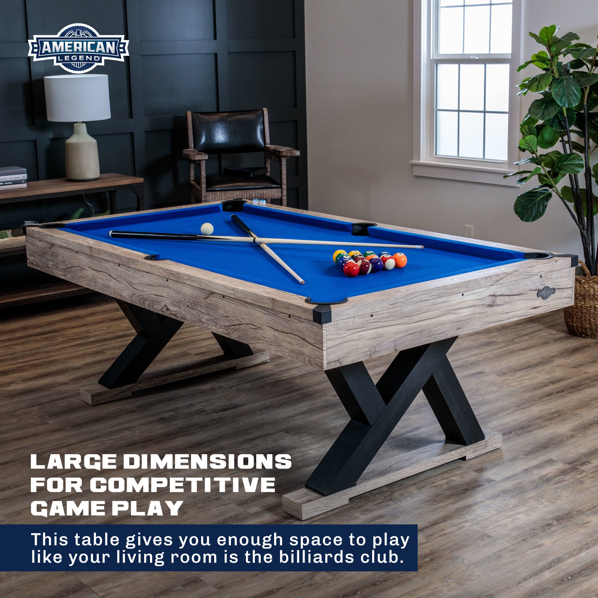 Kirkwood 84” Billiard Table | Escalade Sports