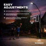 Silverback Solar LED Basketball Hoop Light