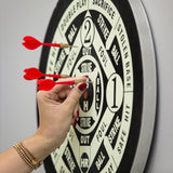 Starlite 2-in-1 Recreational Dartboard Game Set