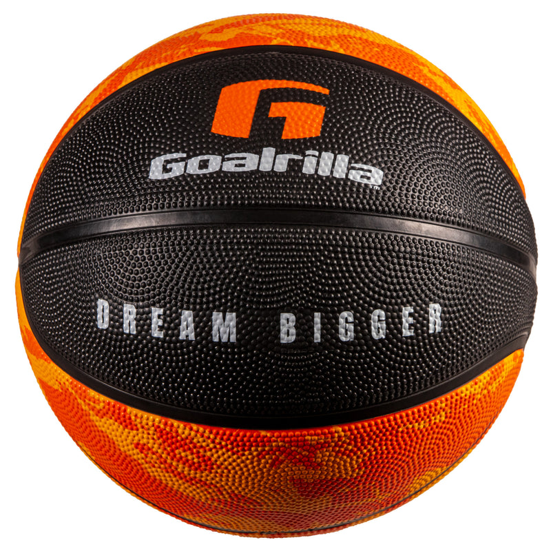 goalrilla basketball ball - orange and black