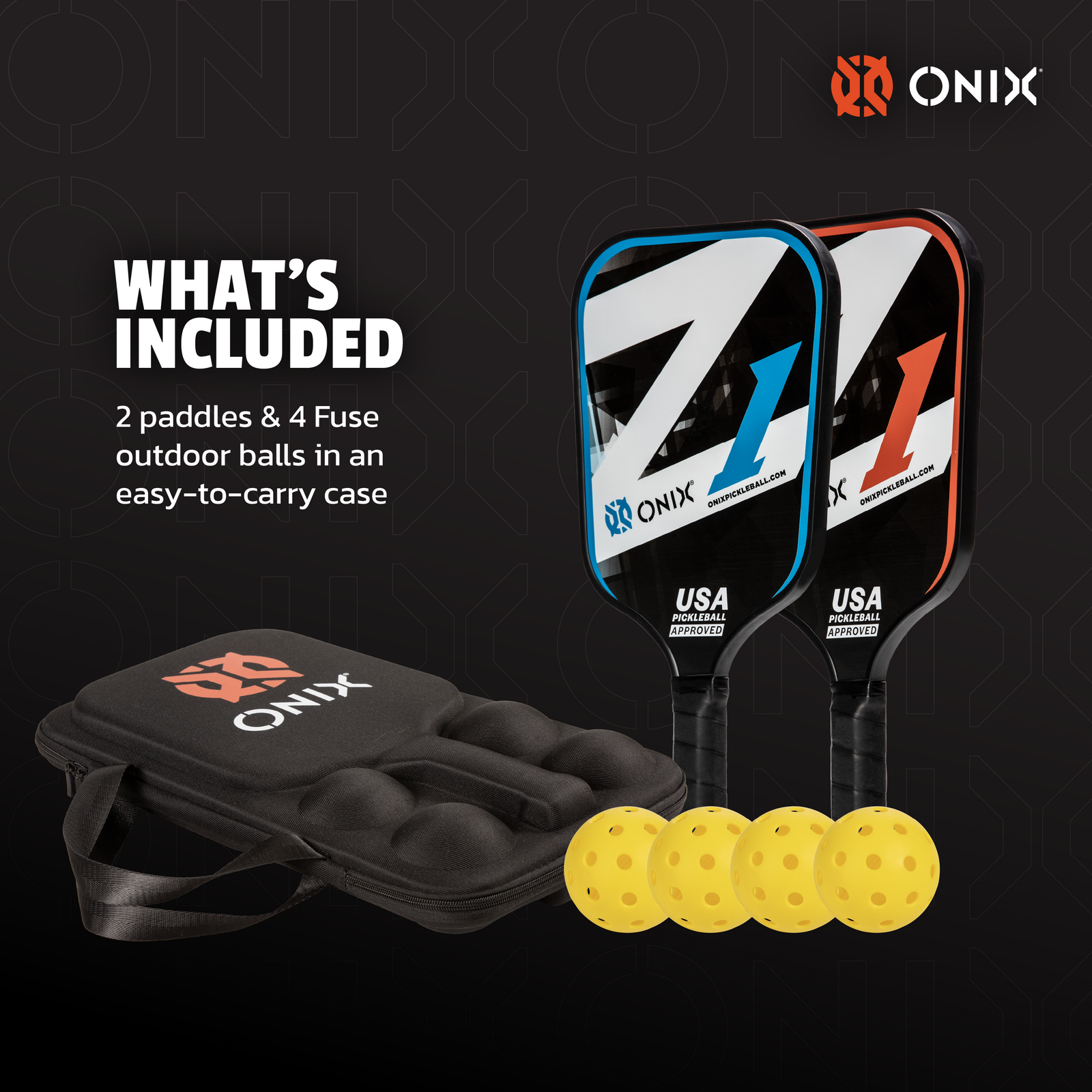 ONIX Z1 Starter Pickleball Kit | Escalade Sports ONIX Z1 Starter Pickleball Kit | Escalade Sports