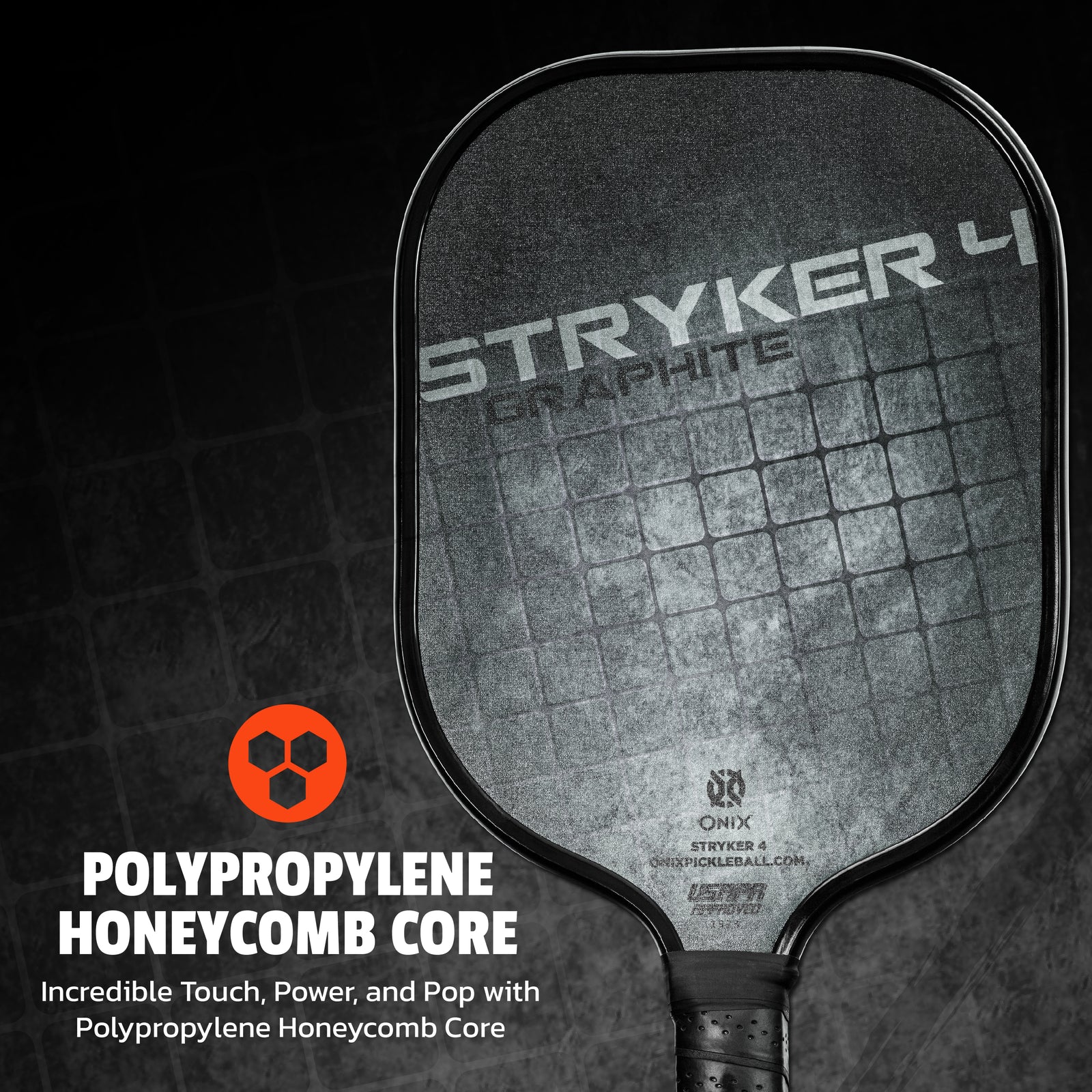 Onix Composite Stryker Pickleball Paddle Purple 201