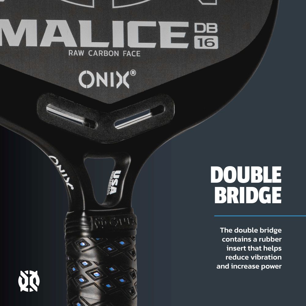 セルディア　フレークマイルドカリー Malice DB Open Throat Raw Carbon Fiber Pickleball Paddle