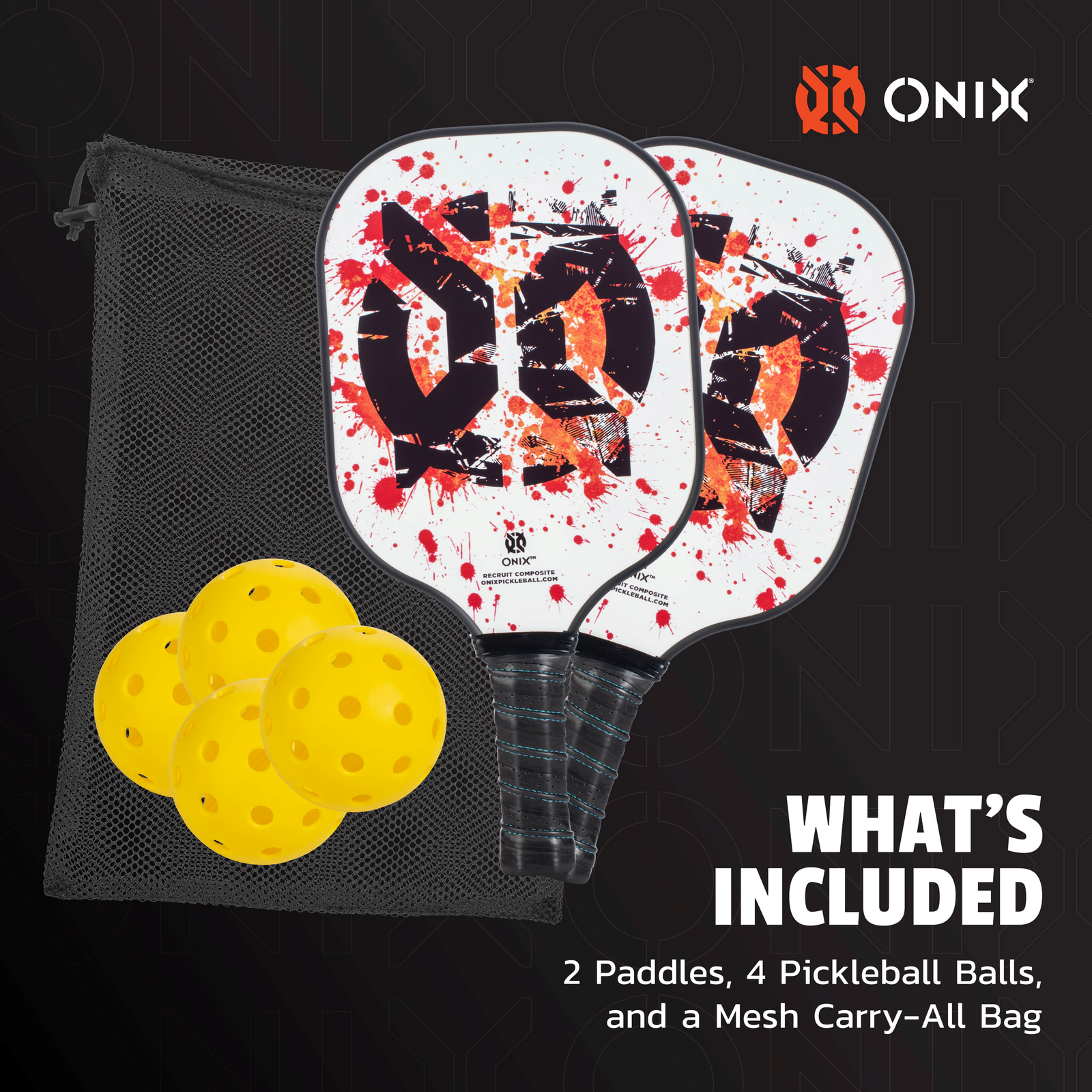 ONIX Recruit Composite Pickleball Set | Escalade Sports