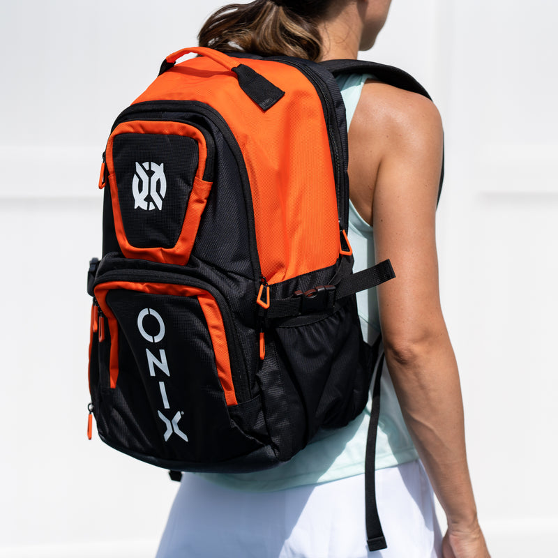 Pro Team Backpack lifestyle on woman's back