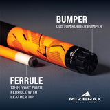 Mizerak 58" Two-Piece Neon Composite Cue