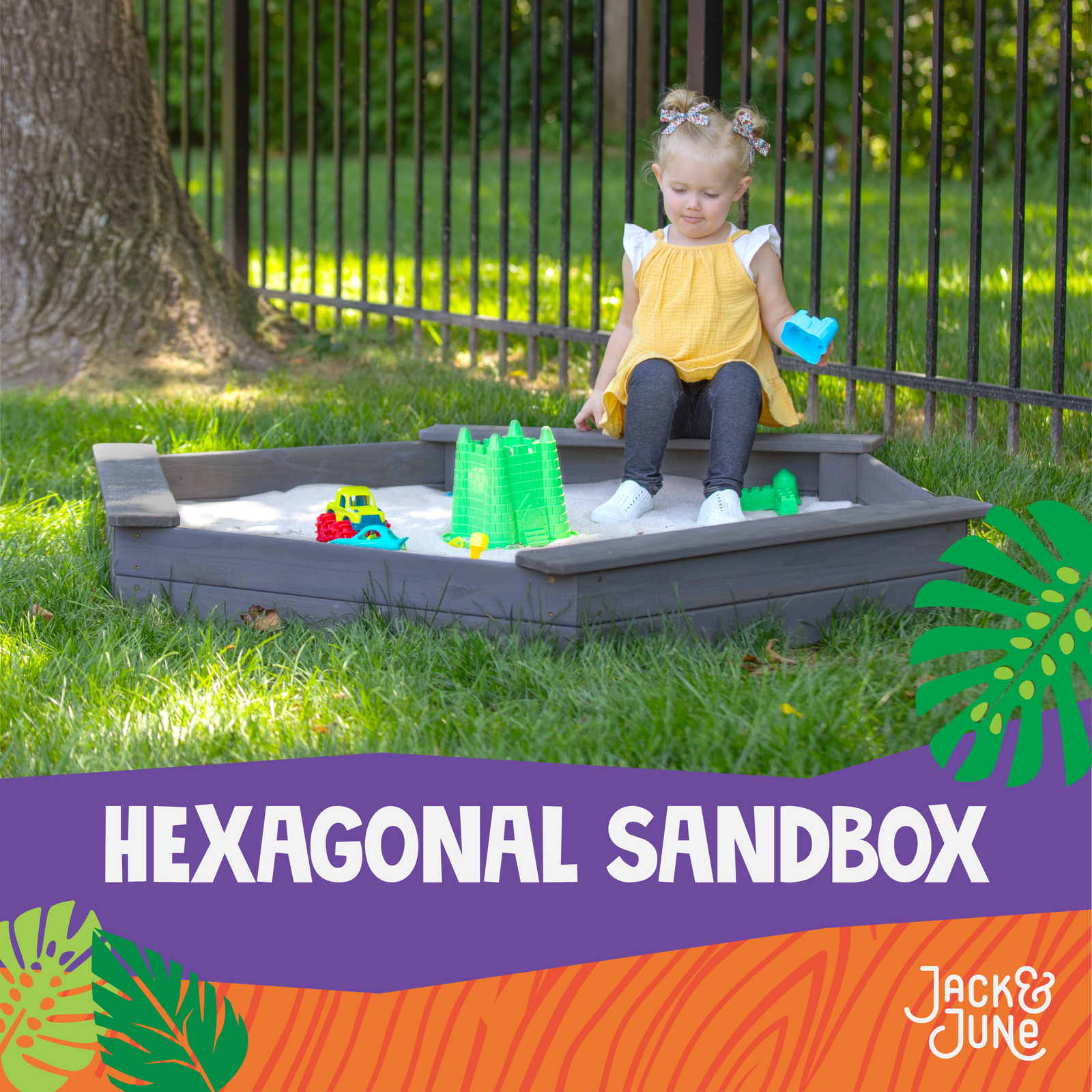 Hexagonal Sand Box | Jack & June | Escalade Sports