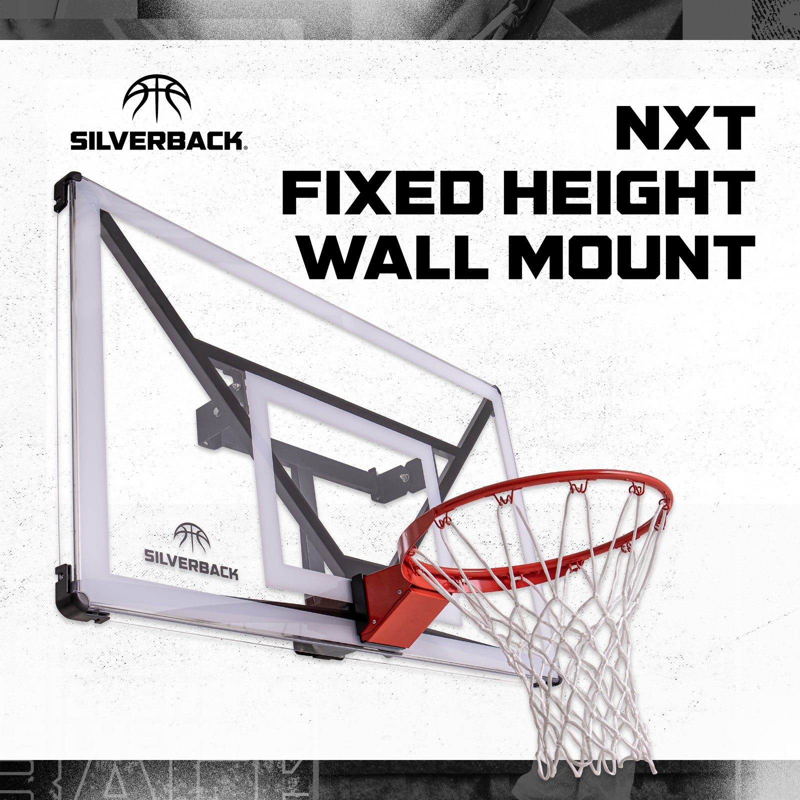 NXT 54 Fixed Height Wall Mount Basketball Hoop | Escalade Sports