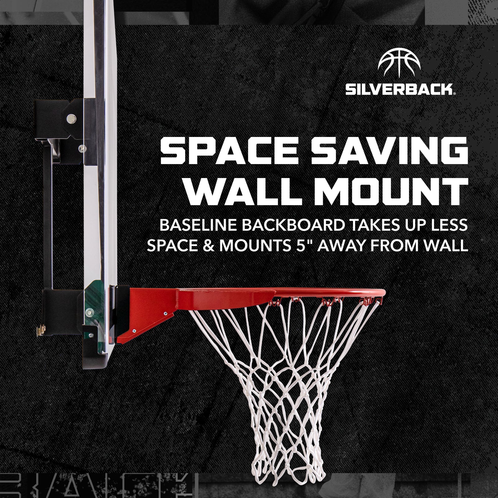 NXT 54 Fixed Height Wall Mount Basketball Hoop | Escalade Sports