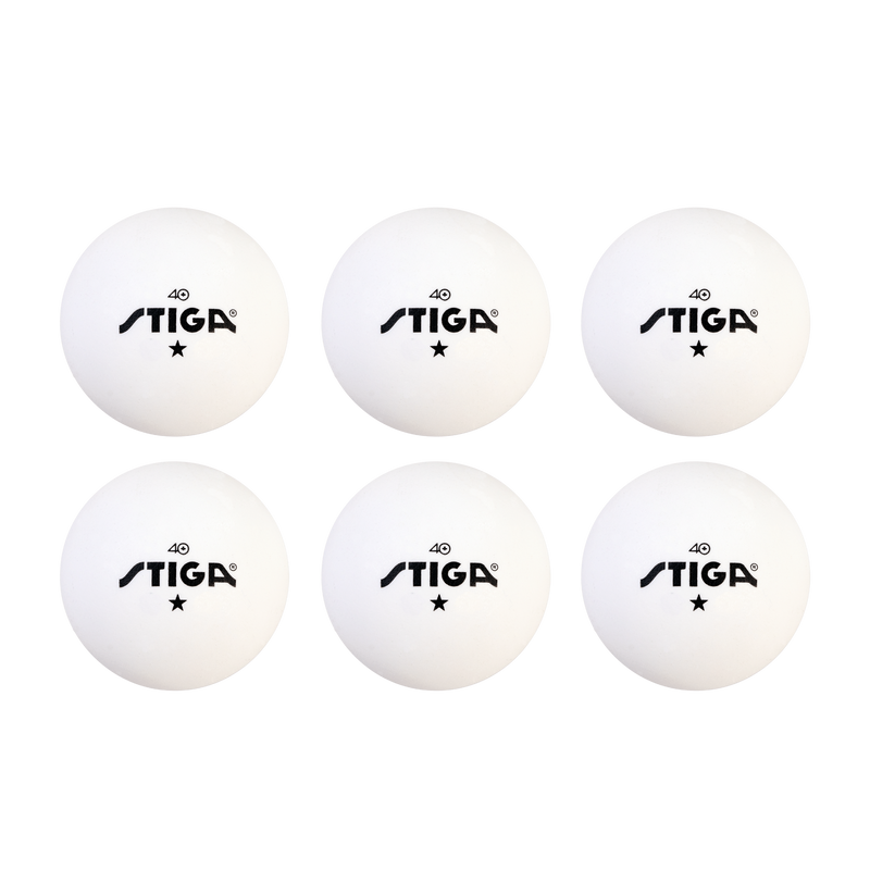 1-Star White Table Tennis Balls