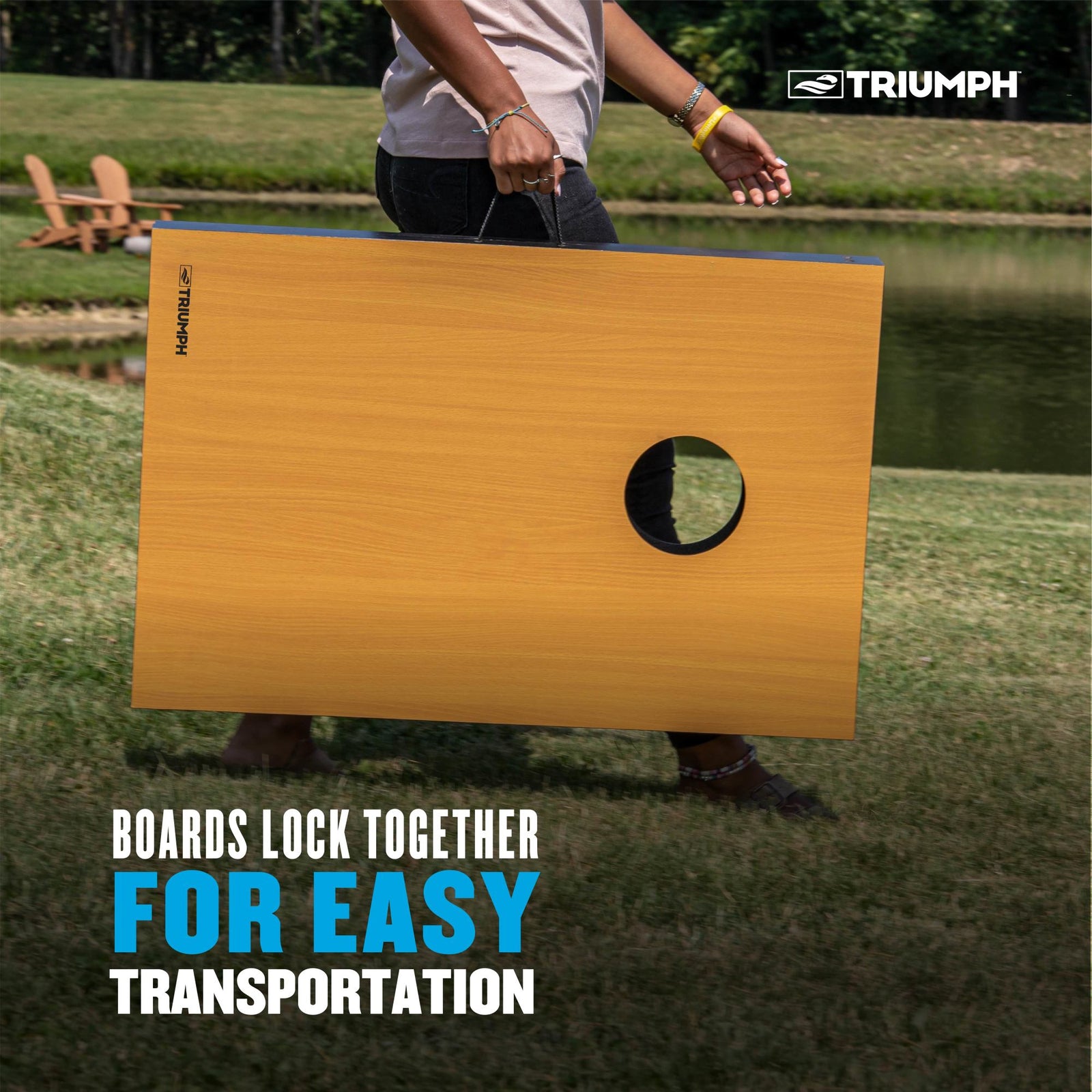 Premium 2x3 Cornhole Set | Triumph | Escalade Sports