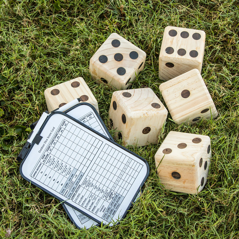 Triumph Wooden Lawn Dice