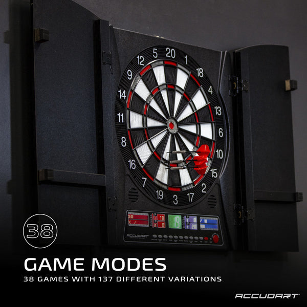 Accudart Apollo Electronic Dartboard Cabinet_2