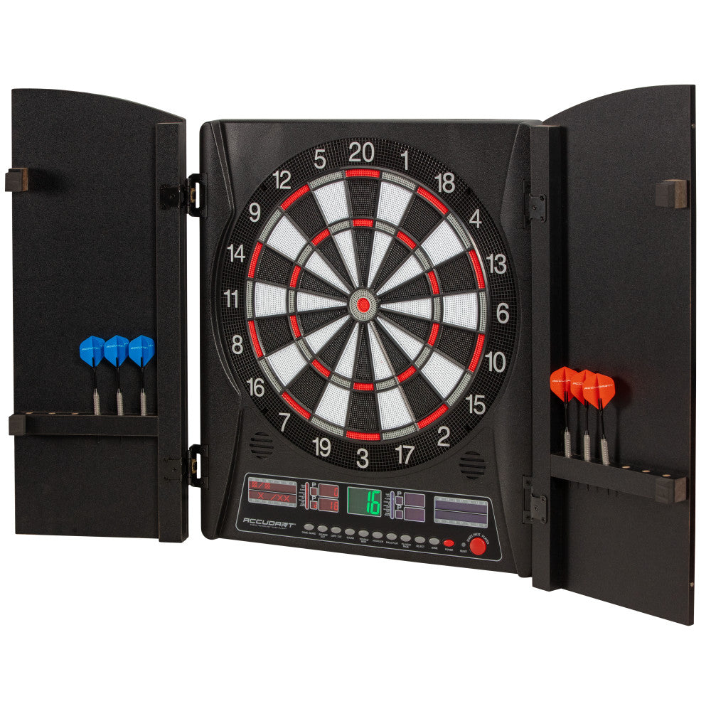 Accudart NOVA Electronic Lighted Dartboard Wall Cabinet Game Room Darts - View #8