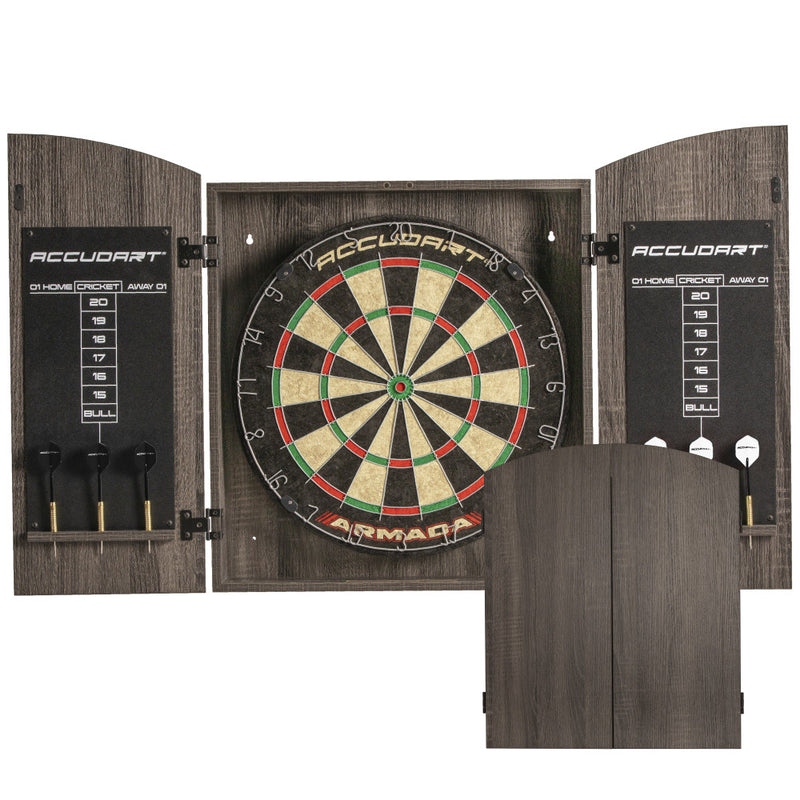 Accudart Armada Bristle Dartboard Cabinet Set_1