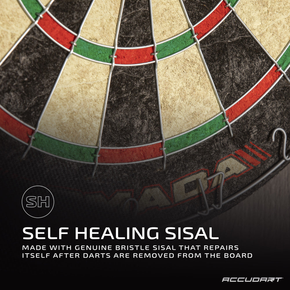 Armada Bristle Dartboard Cabinet Set | Escalade Sports