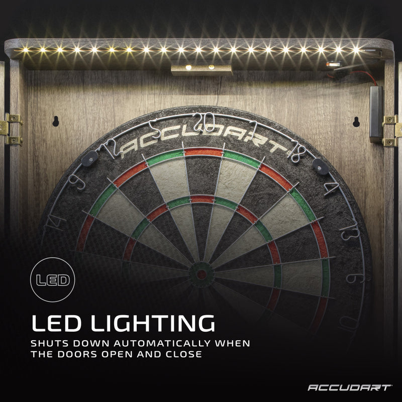 LED Dart Board Cabinet @