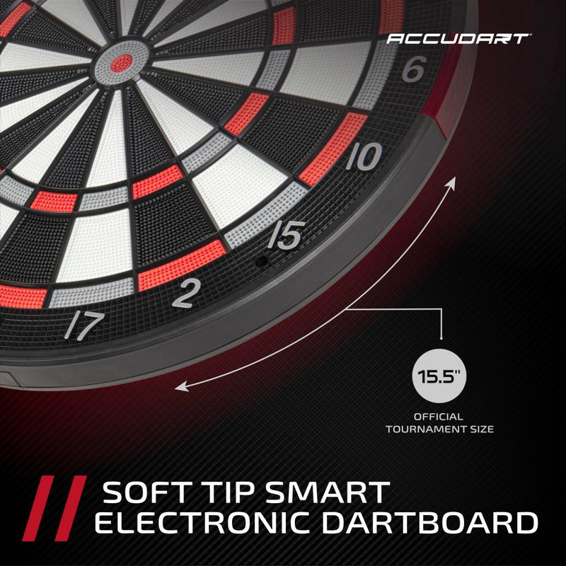 Accudart Soft Tip Smart Electronic Dartboard with Online Game Play_2