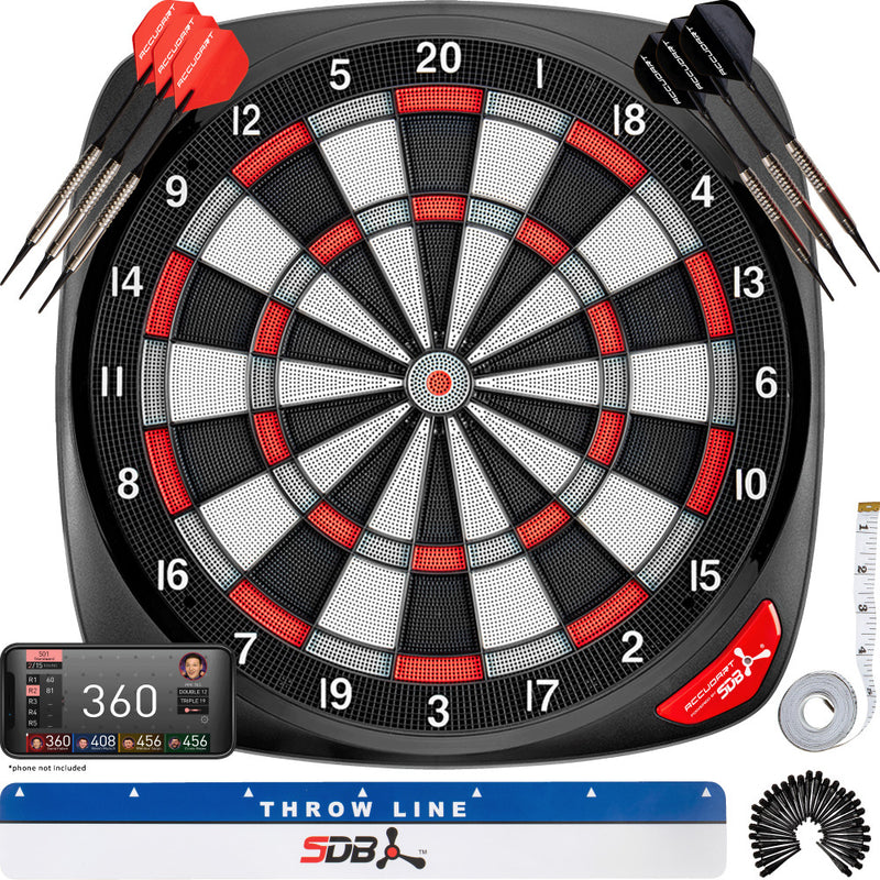 Accudart Soft Tip Smart Electronic Dartboard w/ Online Game Play_1