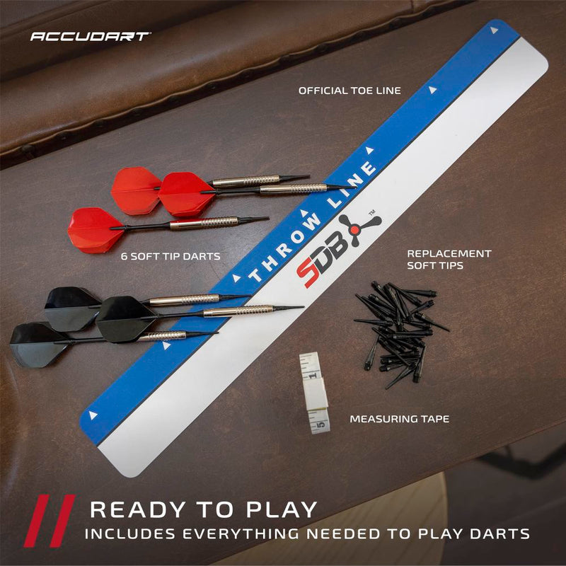 Accudart Soft Tip Smart Electronic Dartboard w/ Online Game Play_6