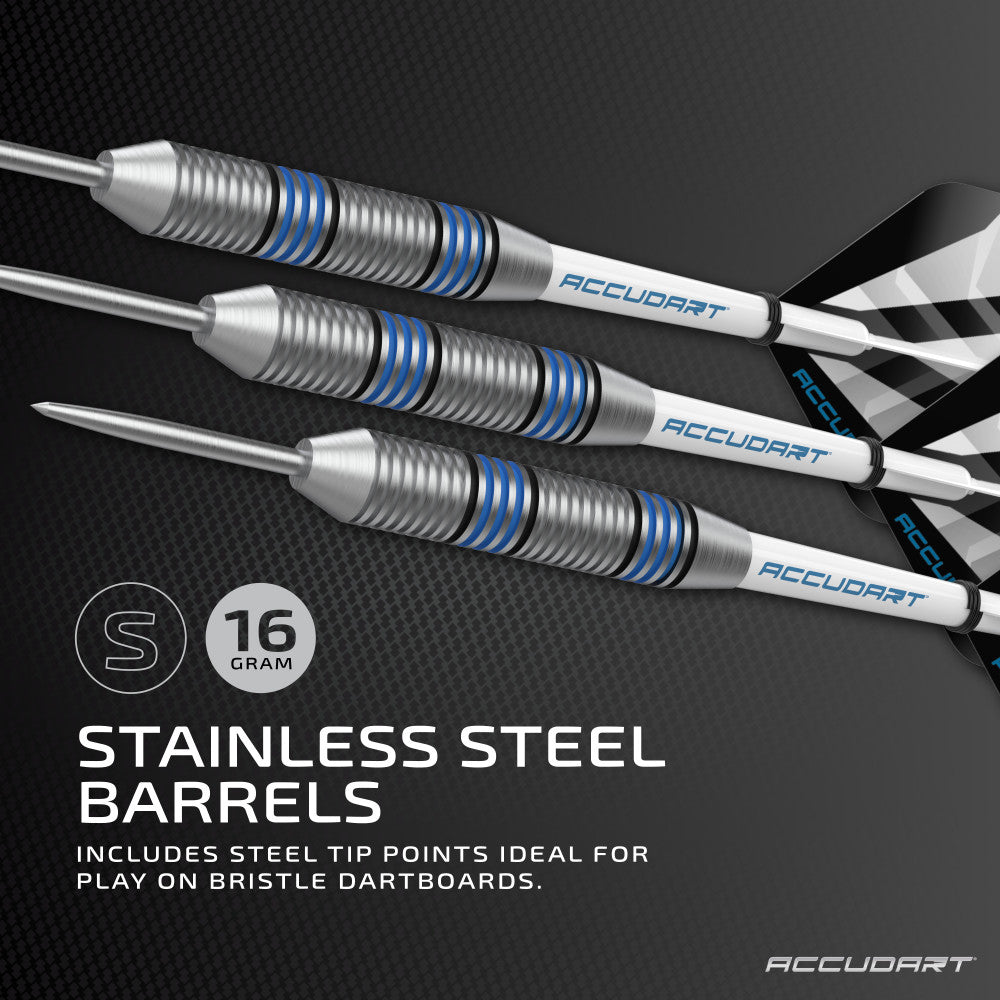 Accudart Freccette STL 7.5 – Barilotti In Tungsteno 90%, Punta In Acciaio, Set Professionale Con Portafoglio - 6