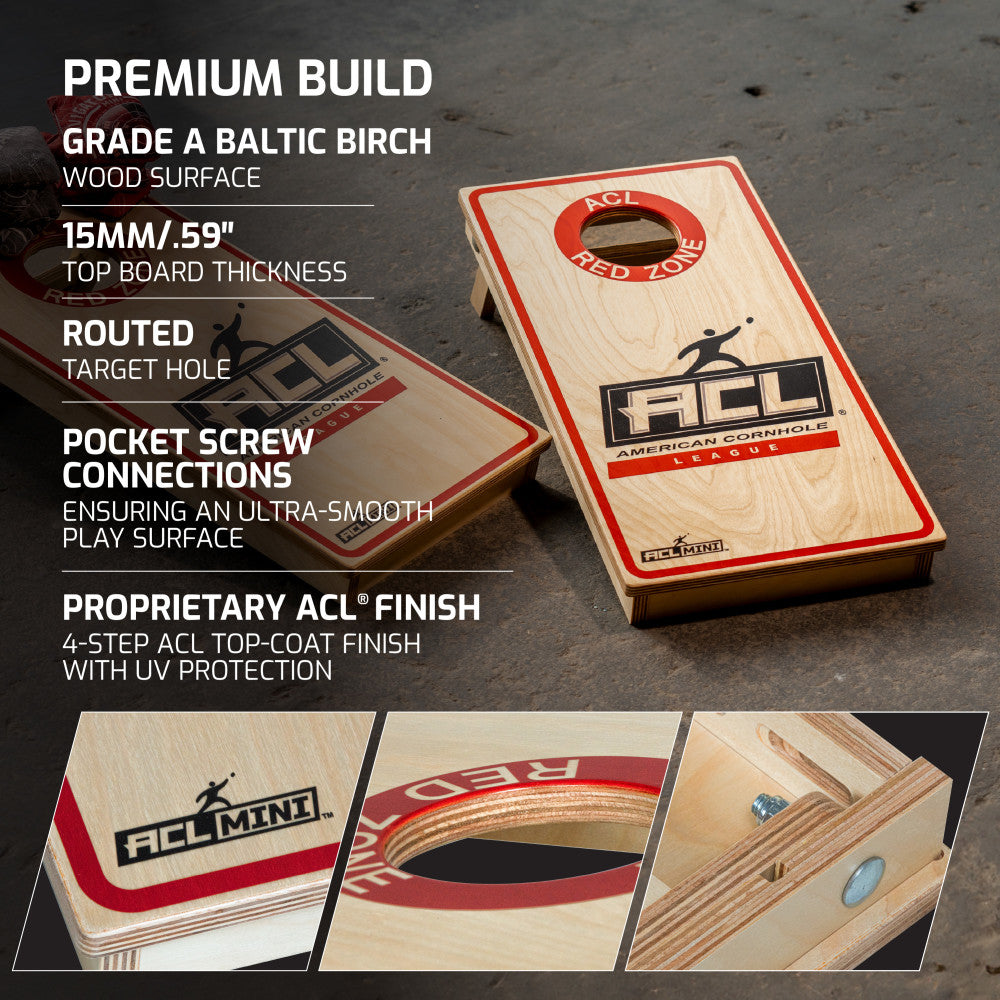 American Cornhole League COMP MINI 1x2 Cornhole Board with Dual