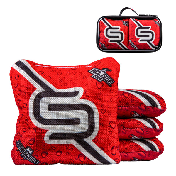 PRO Red Slide Rite Cornhole Bags | American Cornhole League