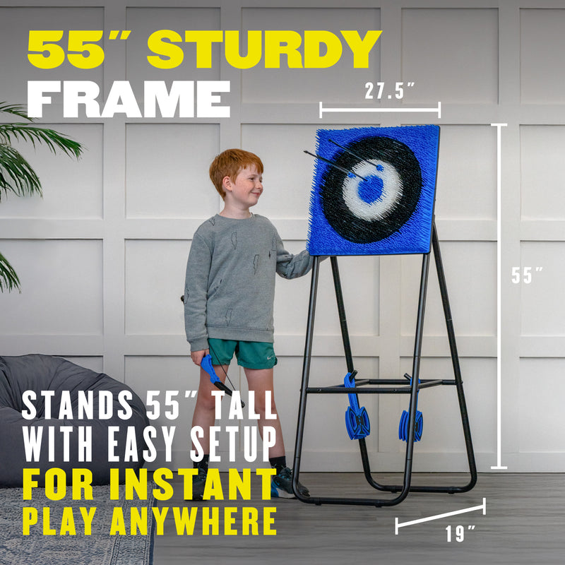 2-In-1 Axe & Archery Game Set