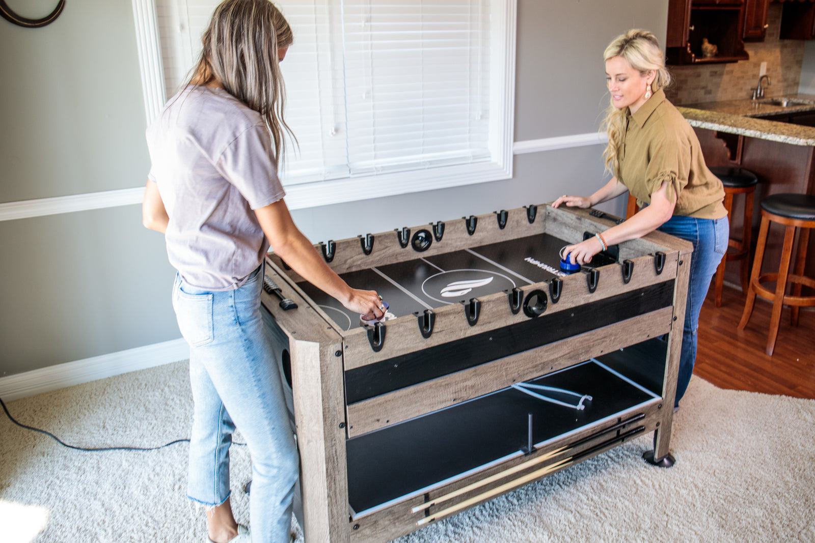 56” 4-in-1 Swivel Multi-Game Table | Escalade Sports