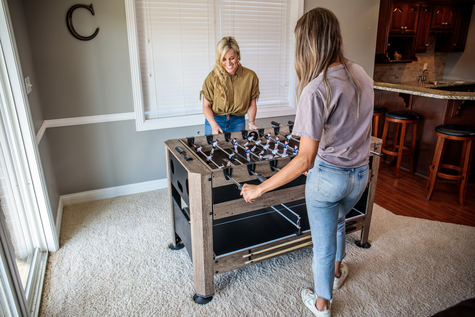 56” 4-in-1 Swivel Multi-Game Table | Escalade Sports