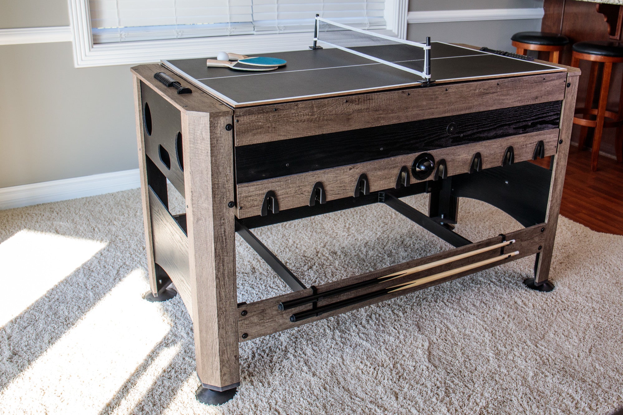 56” 4-in-1 Swivel Multi-Game Table | Escalade Sports