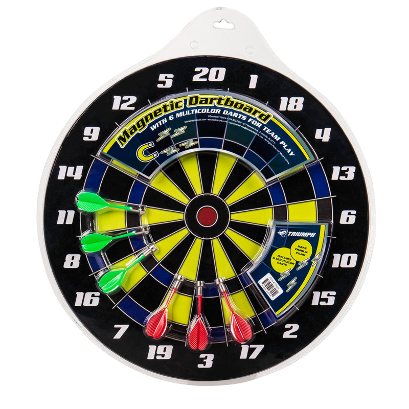 Safe 16" Magnetic Dartboard for all ages