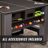 Atomic 84" 3-IN-1 Swivel Game Table