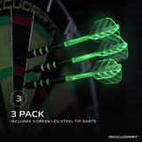 Tracer 3pk LED Darts - Green