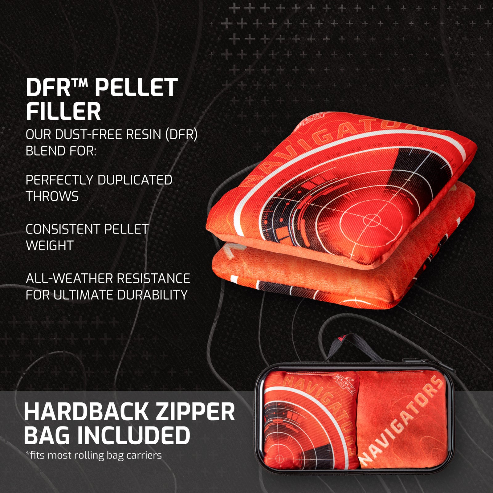 ACL® COMP Orange Navigator Cornhole Bags | Escalade Sports