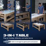American Legend 84" Westbrook 3-In-1 Multi Game Table