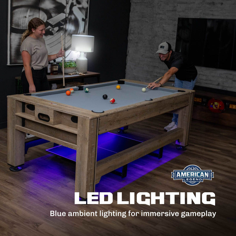 American Legend 84" Westbrook 3-In-1 Multi Game Table