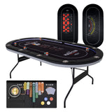 American Legend 84" Oval LED Casino Table
