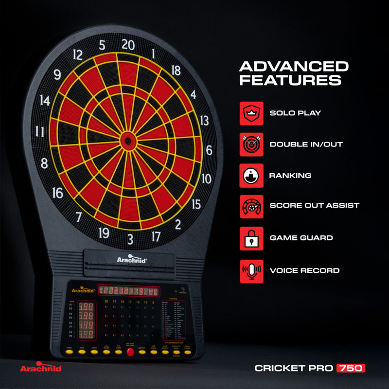 Cricket Pro 750 Electronic Dartboard