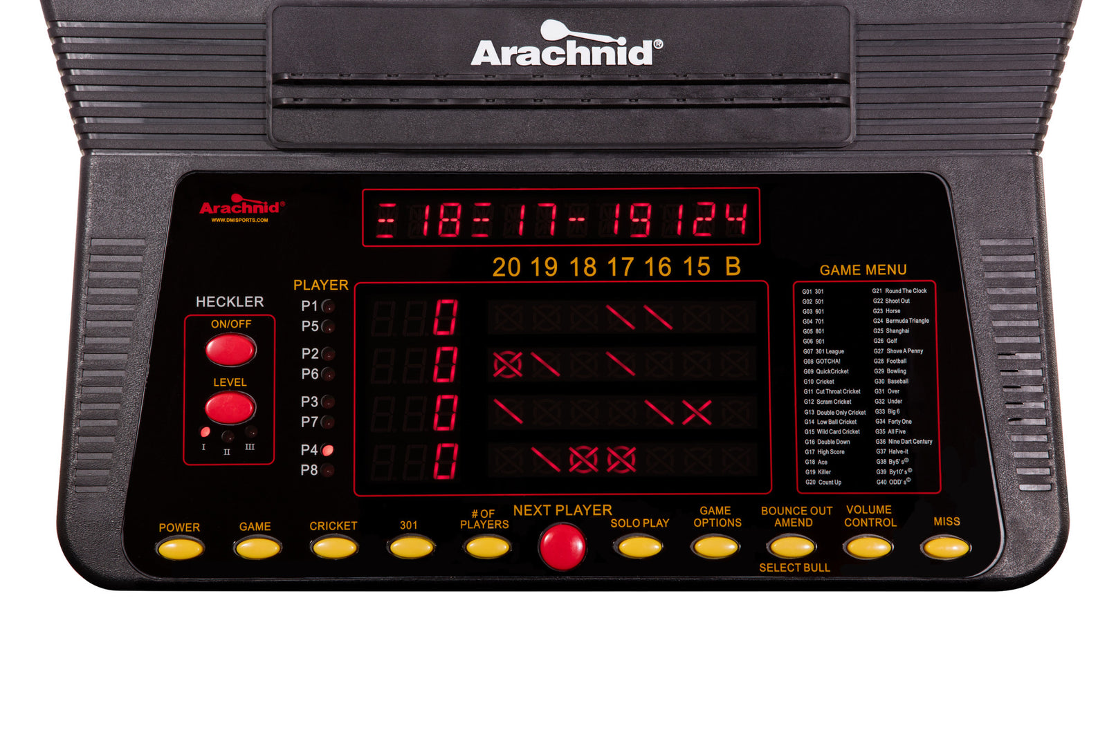 Cricket Pro 800 Electronic Dartboard | Escalade Sports