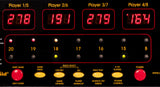 Cricket Pro 650 Standing Electronic Dartboard Cabinet Set